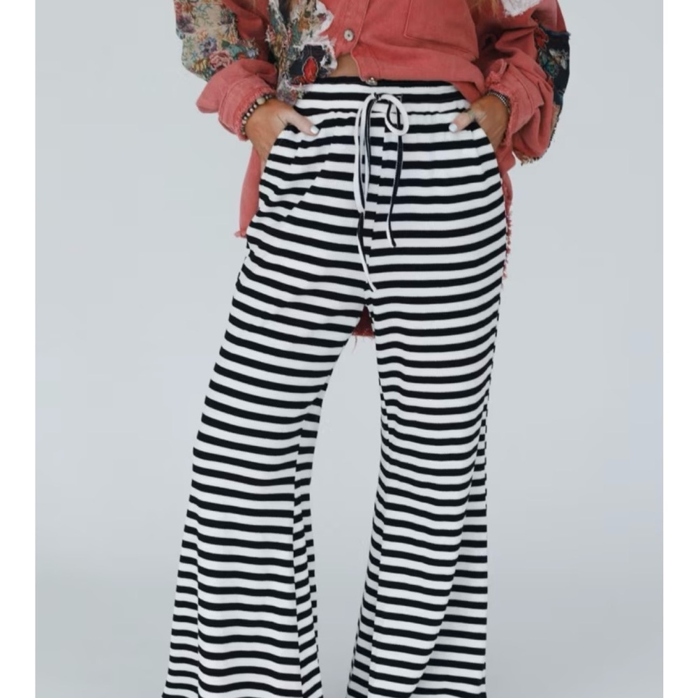 Sunset Stride striped pants from Three Birds Nest
